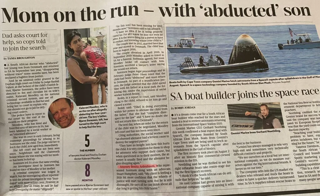 ABDUCTION OF CHILDREN AND PARENTAL ALIENATION